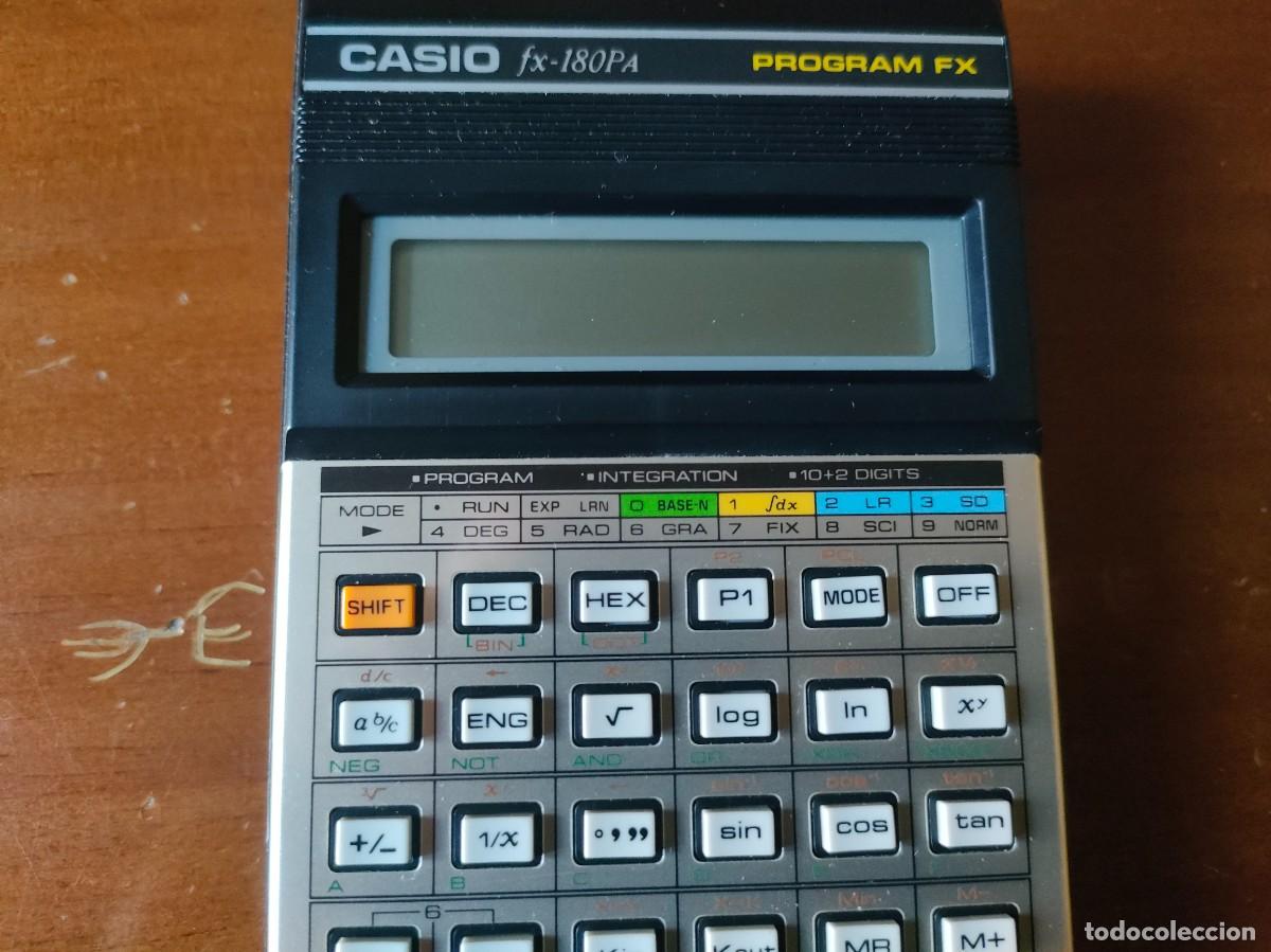 Antig&uuml;edades: NO FUNCIONA - CALCULADORA CASIO fx-180PA PROGRAM FX. - Foto 4