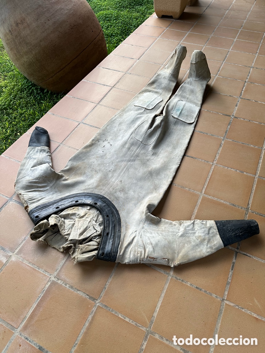 Antig&uuml;edades: Traje antiguo buzo cl&aacute;sico - Foto 3