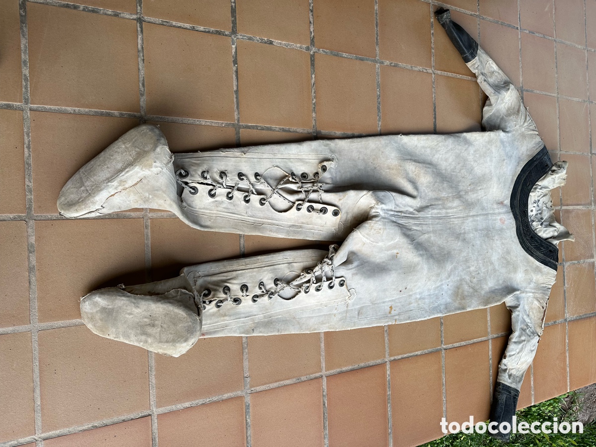 Antig&uuml;edades: Traje antiguo buzo cl&aacute;sico - Foto 5