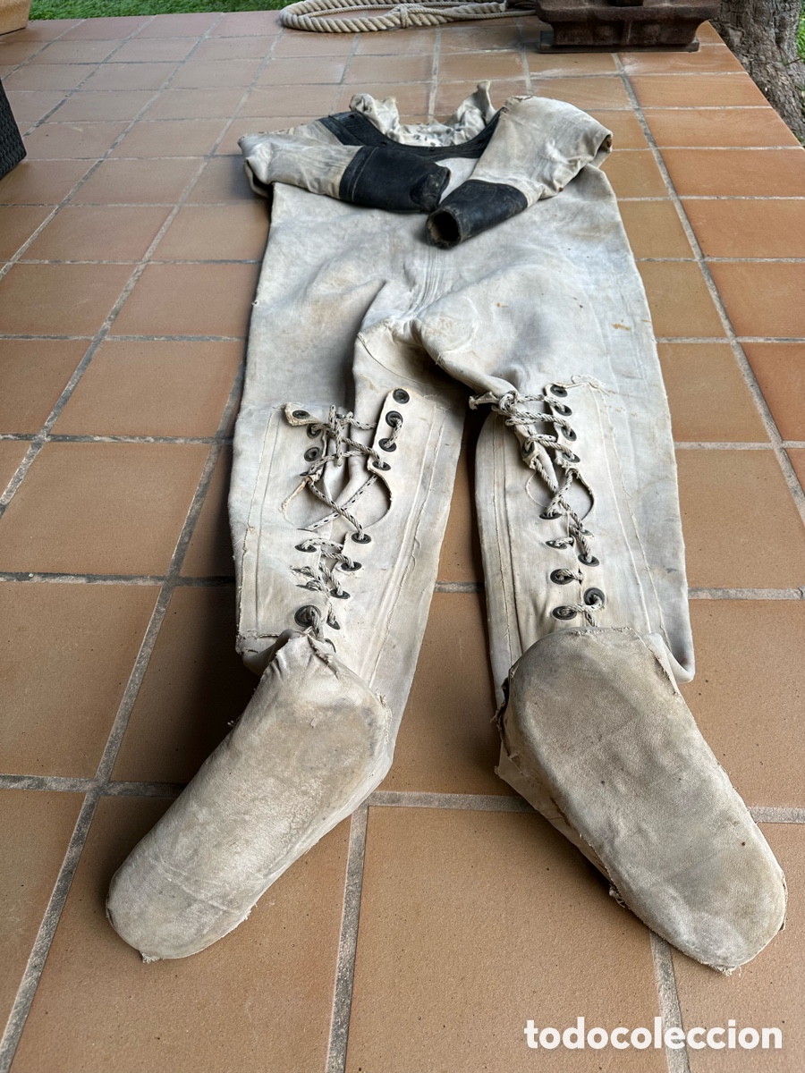 Antig&uuml;edades: Traje antiguo buzo cl&aacute;sico - Foto 15
