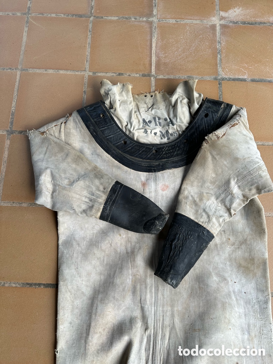 Antig&uuml;edades: Traje antiguo buzo cl&aacute;sico - Foto 16