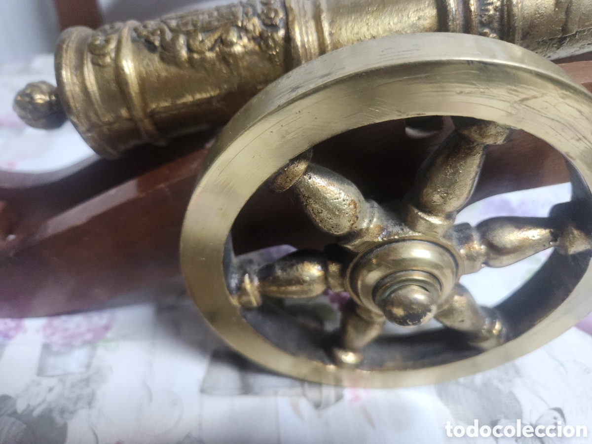 Antig&uuml;edades: Ca&ntilde;&oacute;n de madera y metal - Foto 3
