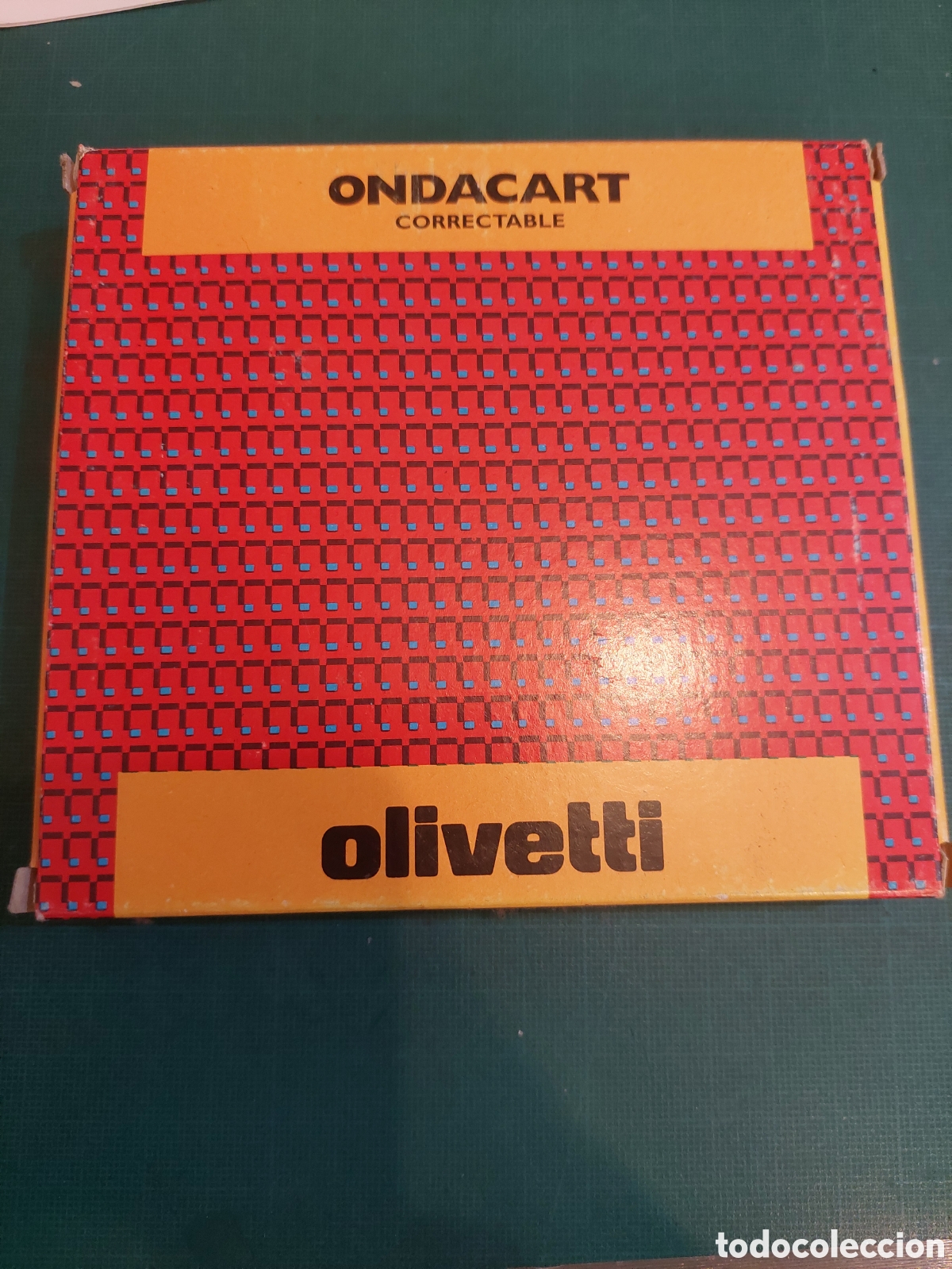 Antig&uuml;edades: CINTA MAQUINA ONDACART CORRECTSBLE OLIVETTI - Foto 1