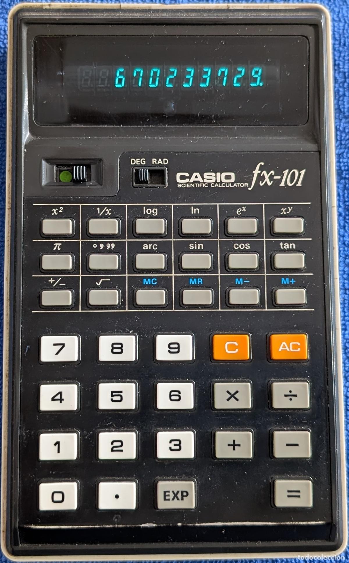 Antig&uuml;edades: Calculadora Cient&iacute;fica Casio fx-101 - CASIO (1975) &iexcl;Funcionando! - Foto 1