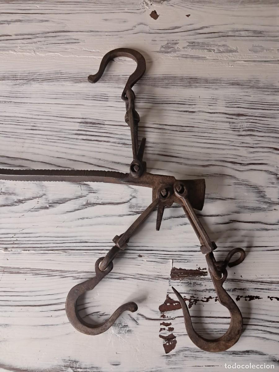 Antig&uuml;edades: BASCULA ROMANA ANTIGUA - Foto 2