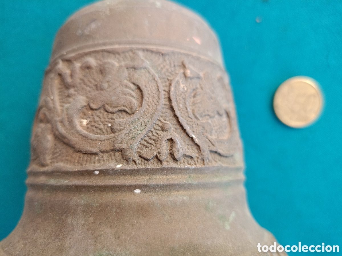 Antig&uuml;edades: CAMPANA DE BARCO EN BRONCE - Foto 3