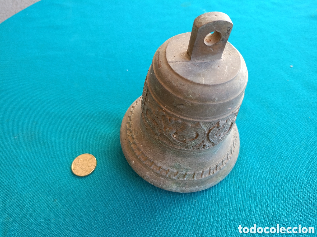 Antig&uuml;edades: CAMPANA DE BARCO EN BRONCE - Foto 4