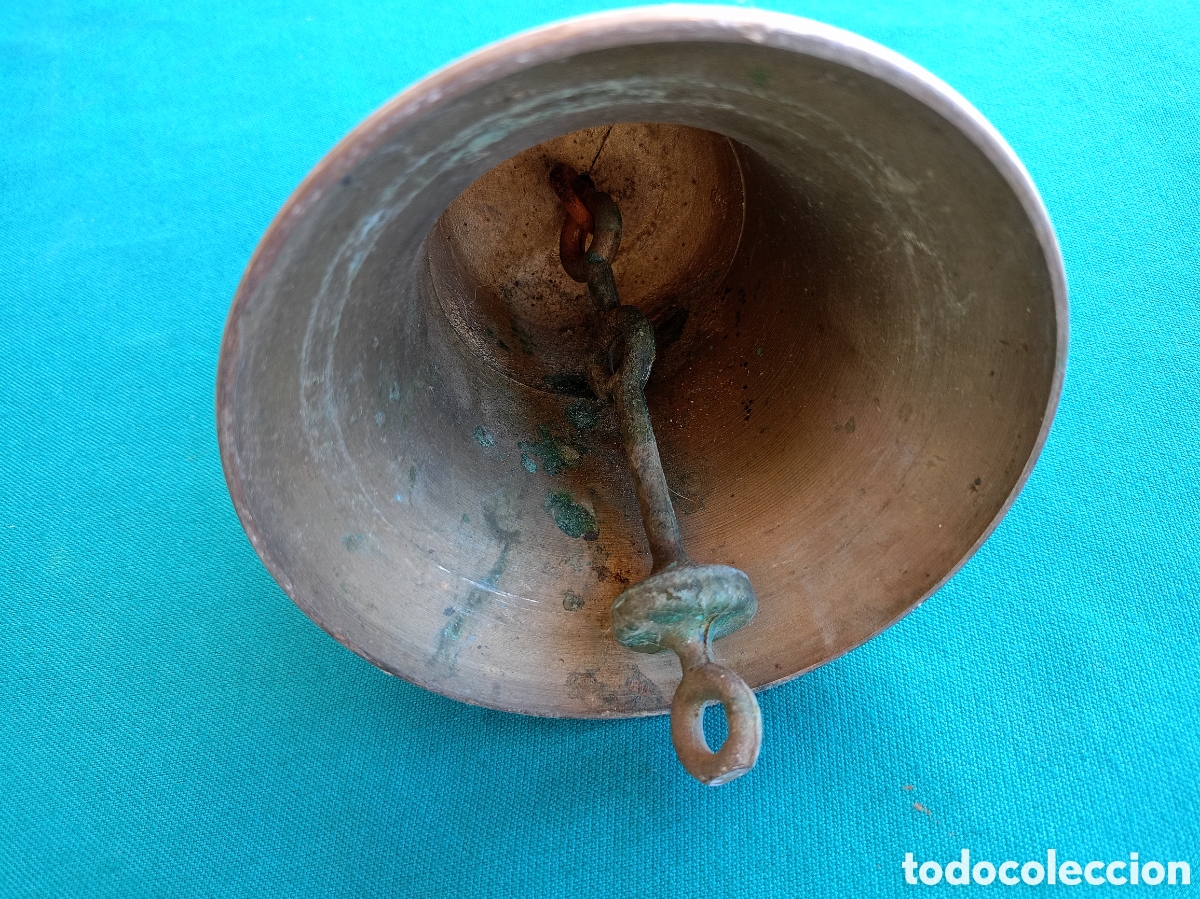 Antig&uuml;edades: CAMPANA DE BARCO EN BRONCE - Foto 5