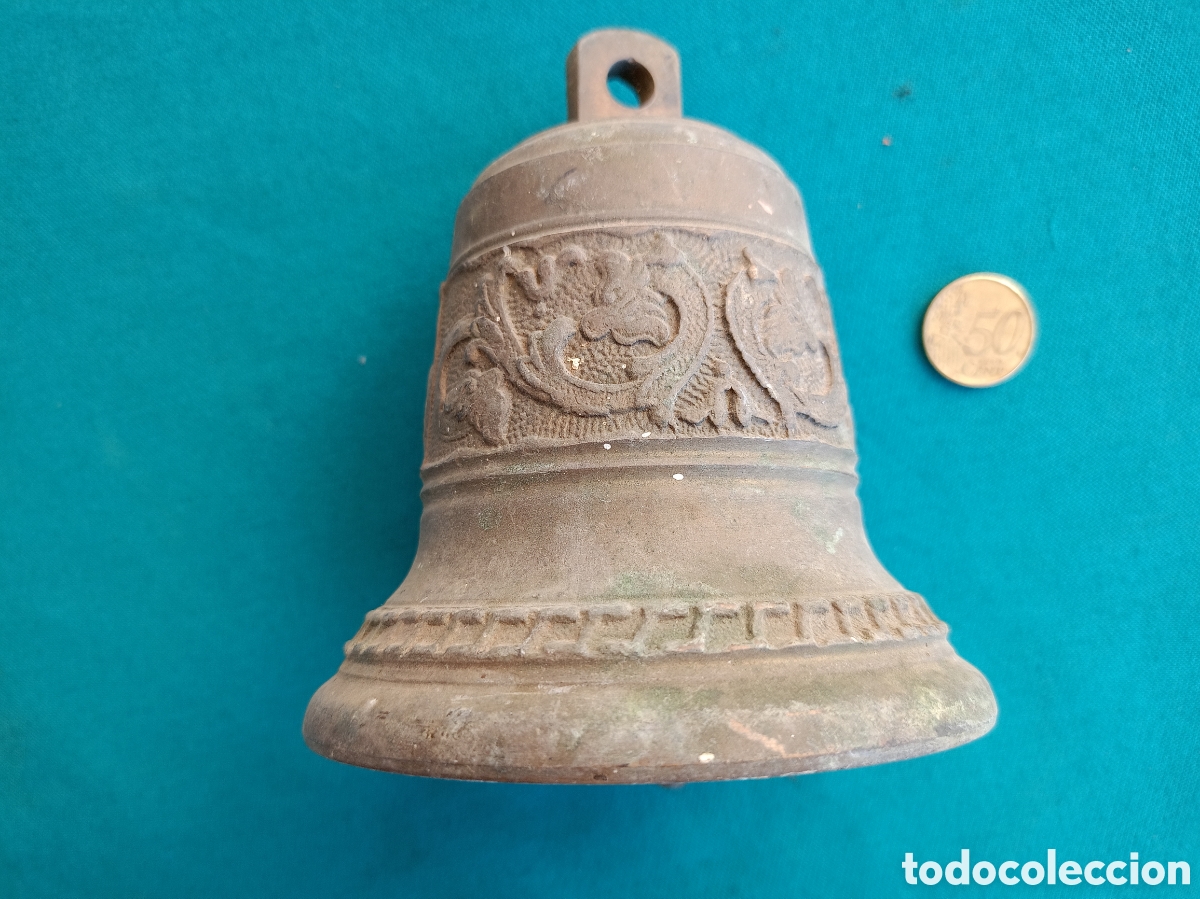 Antig&uuml;edades: CAMPANA DE BARCO EN BRONCE - Foto 1