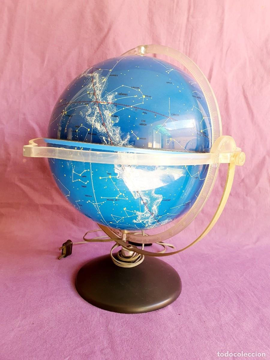Antig&uuml;edades: Esfera, globo celeste con luz. 1968. - Foto 4