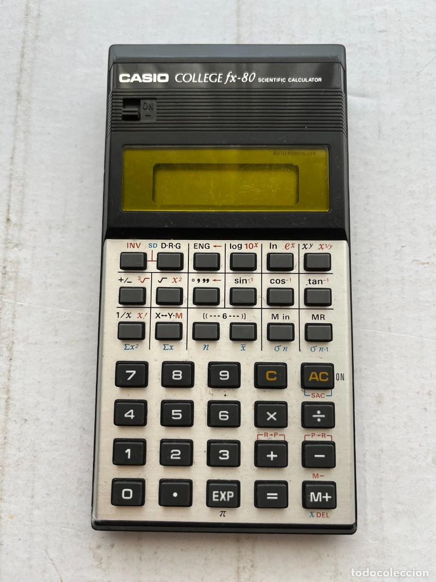 Antig&uuml;edades: CALCULADORA CASIO COLLEGE FX 80 calculo - Foto 1