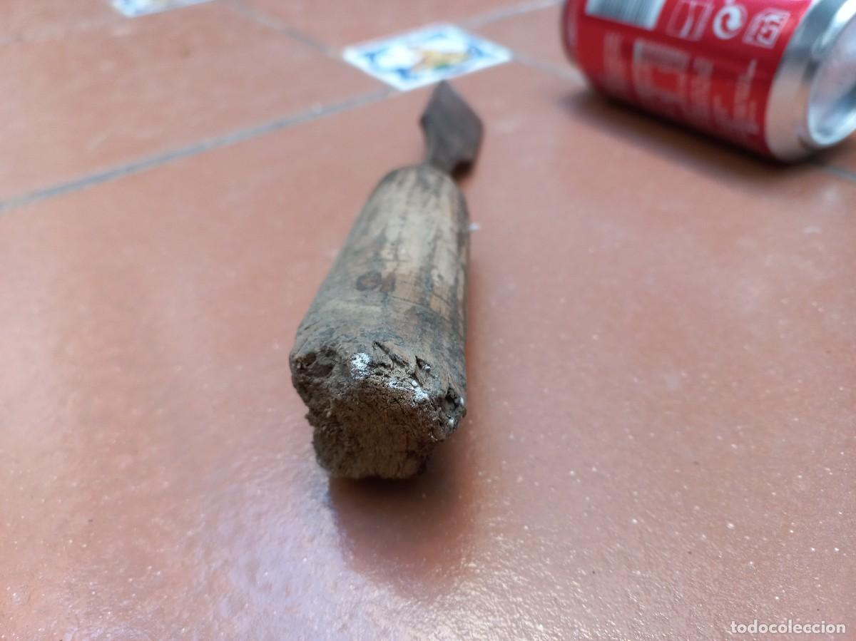 Antig&uuml;edades: antiguo formon cincel de carpintero - Foto 5
