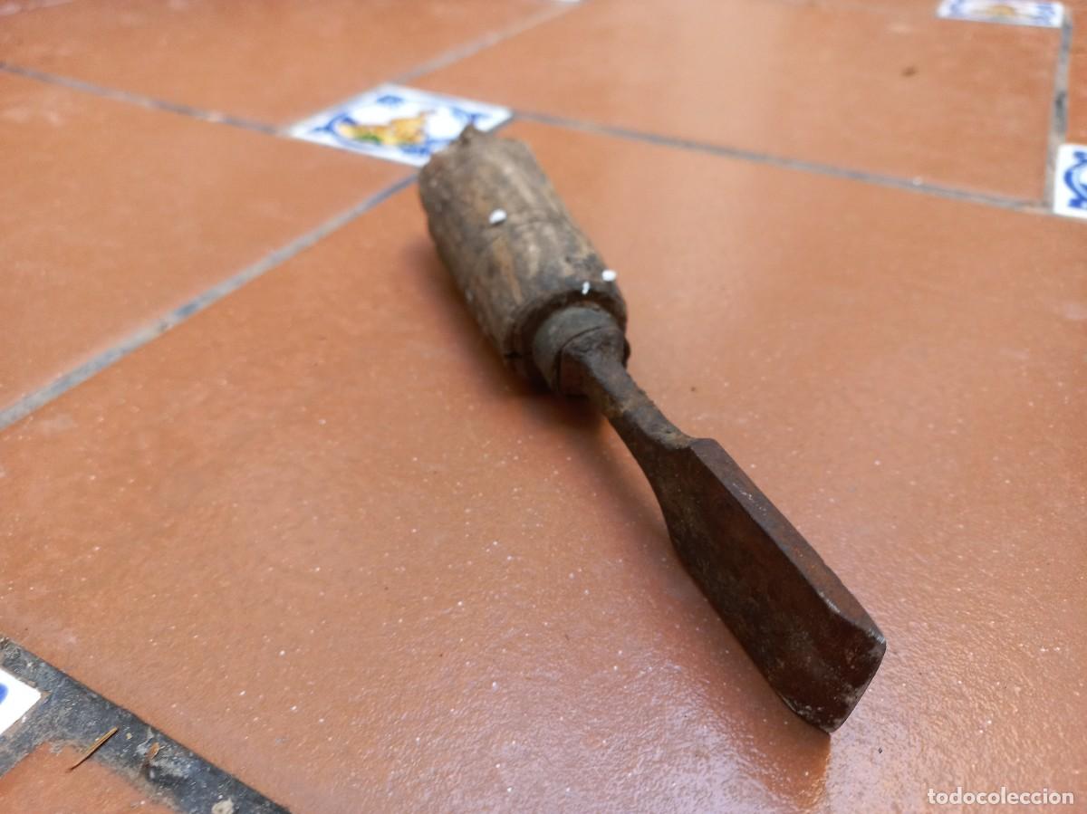 Antig&uuml;edades: antiguo formon cincel de carpintero - Foto 10