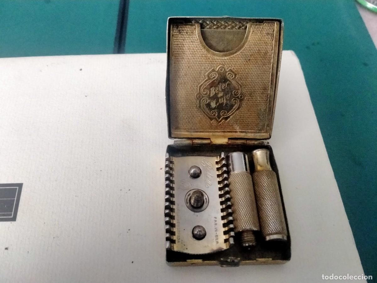 Antig&uuml;edades: cuchillas de afeitar maquina marca beter -de lujo - Foto 2