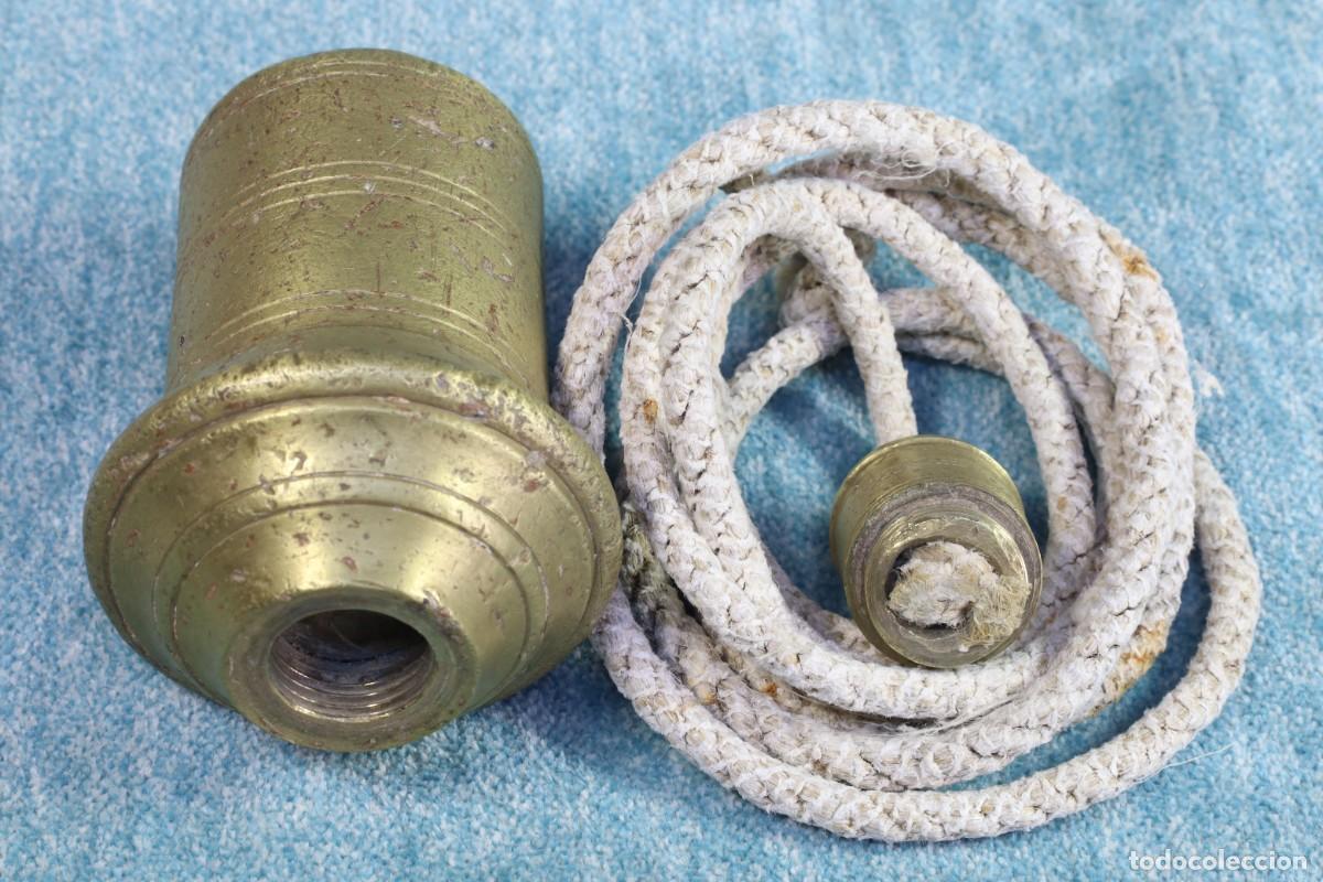Antig&uuml;edades: Plomada para construcci&oacute;n sin nuez S.XIX Construction plumb bob without nut. - Foto 4