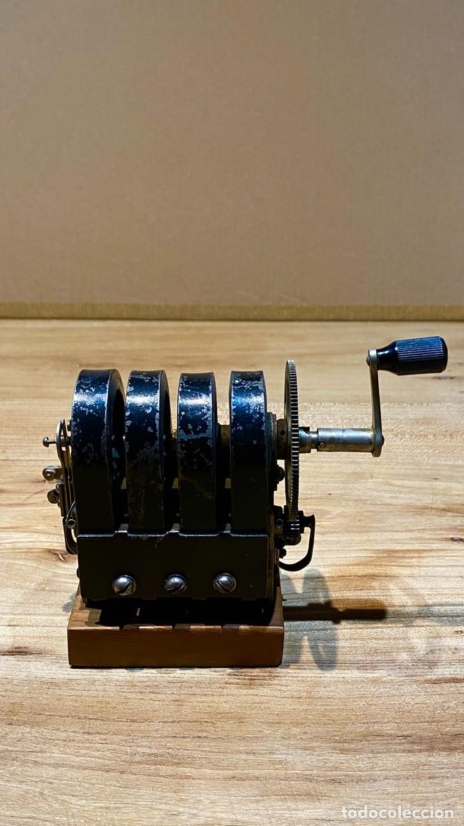 Tel&eacute;fonos: Magneto para tel&eacute;fono antiguo. Funcionando. - Foto 3