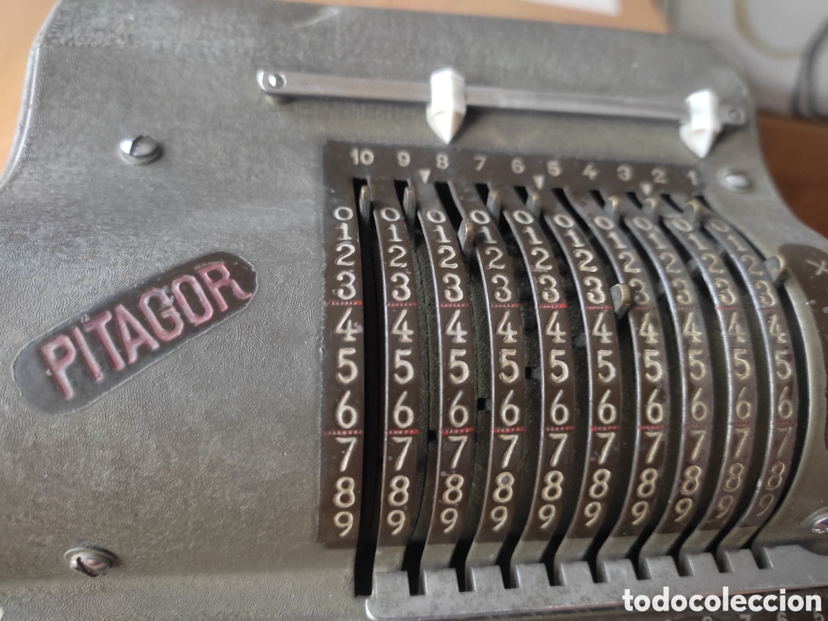 Antig&uuml;edades: Calculadora mec&aacute;nica Pitagor - Foto 5