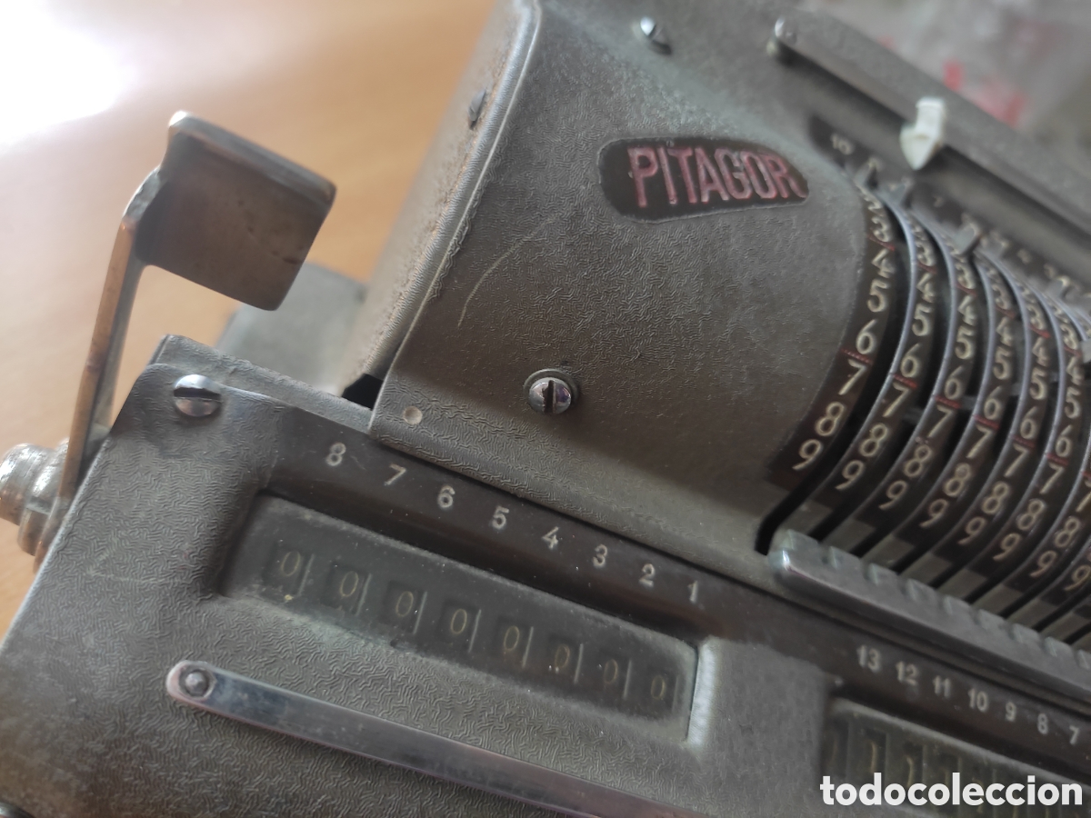 Antig&uuml;edades: Calculadora mec&aacute;nica Pitagor - Foto 8