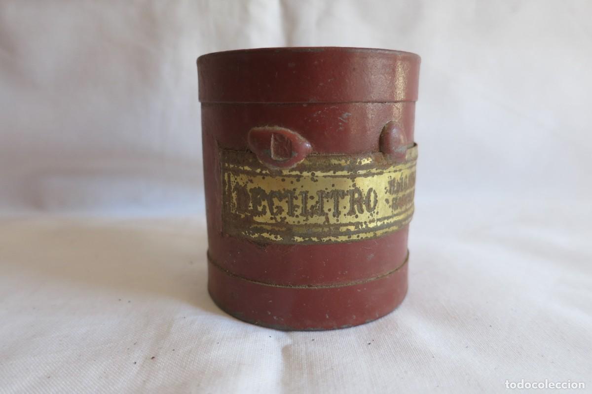 Antig&uuml;edades: medida de DECILITRO de aridos ant a 1930 - Foto 1
