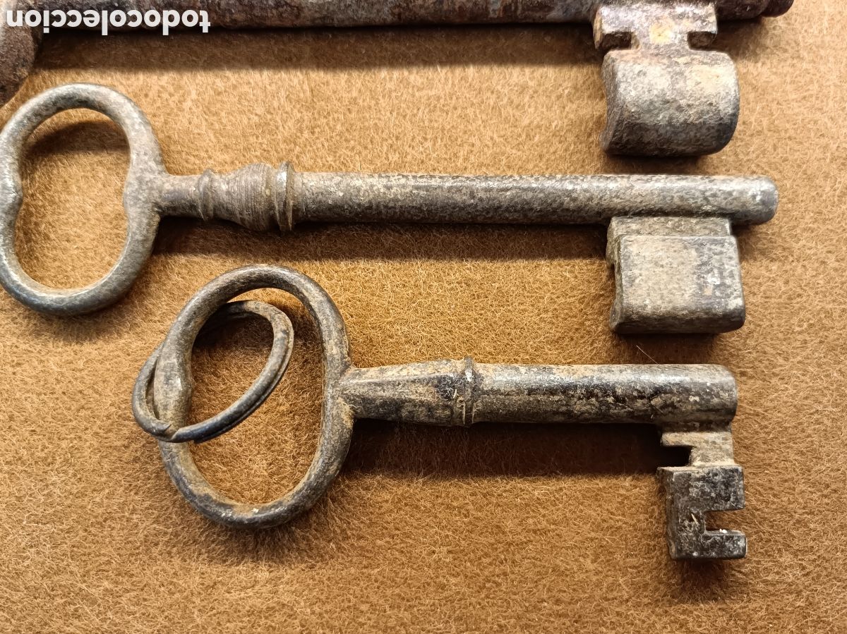 Antig&uuml;edades: COLECCION DE LLAVES ANTIGUAS DE FORJA - Foto 4