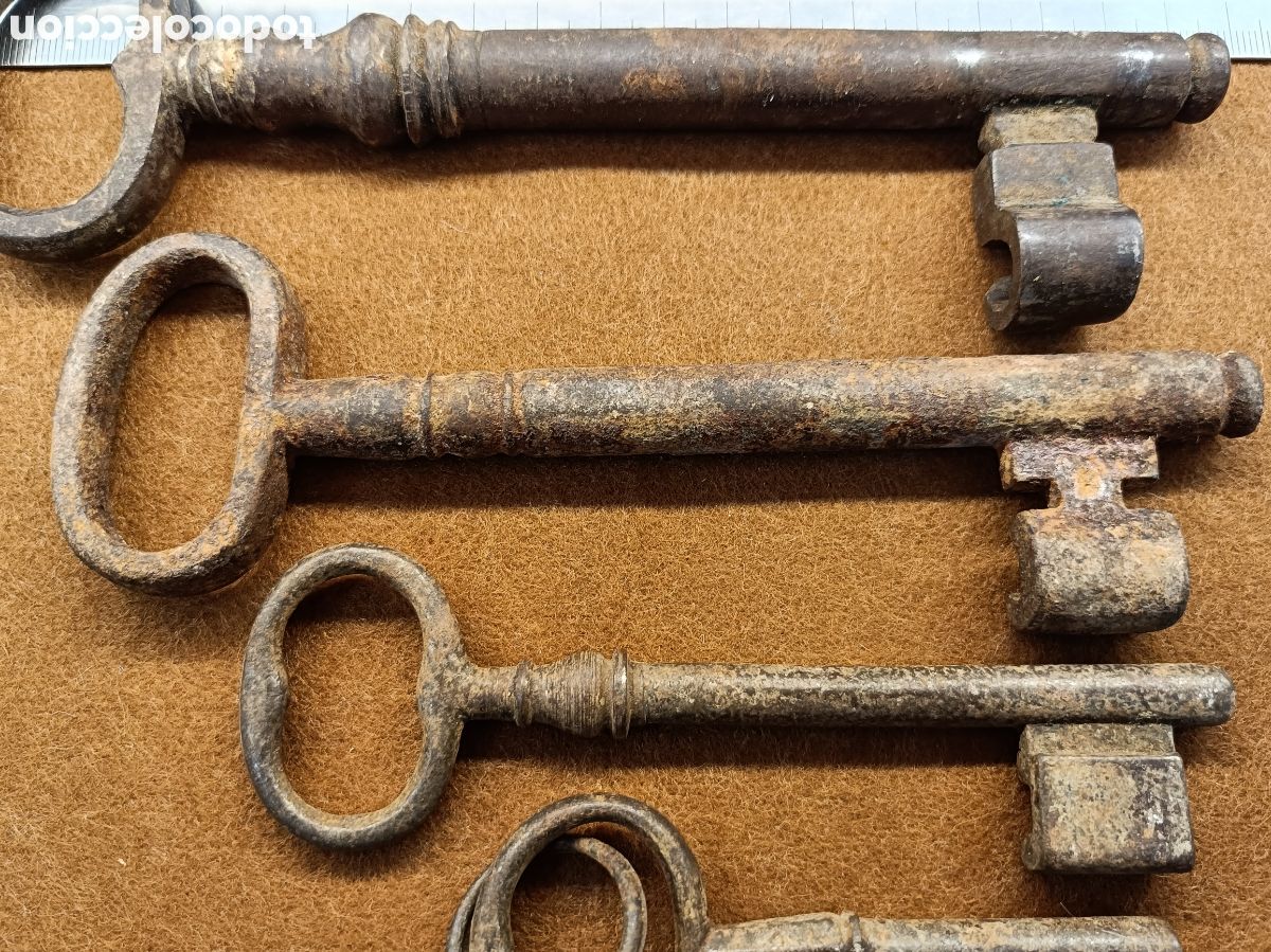 Antig&uuml;edades: COLECCION DE LLAVES ANTIGUAS DE FORJA - Foto 5