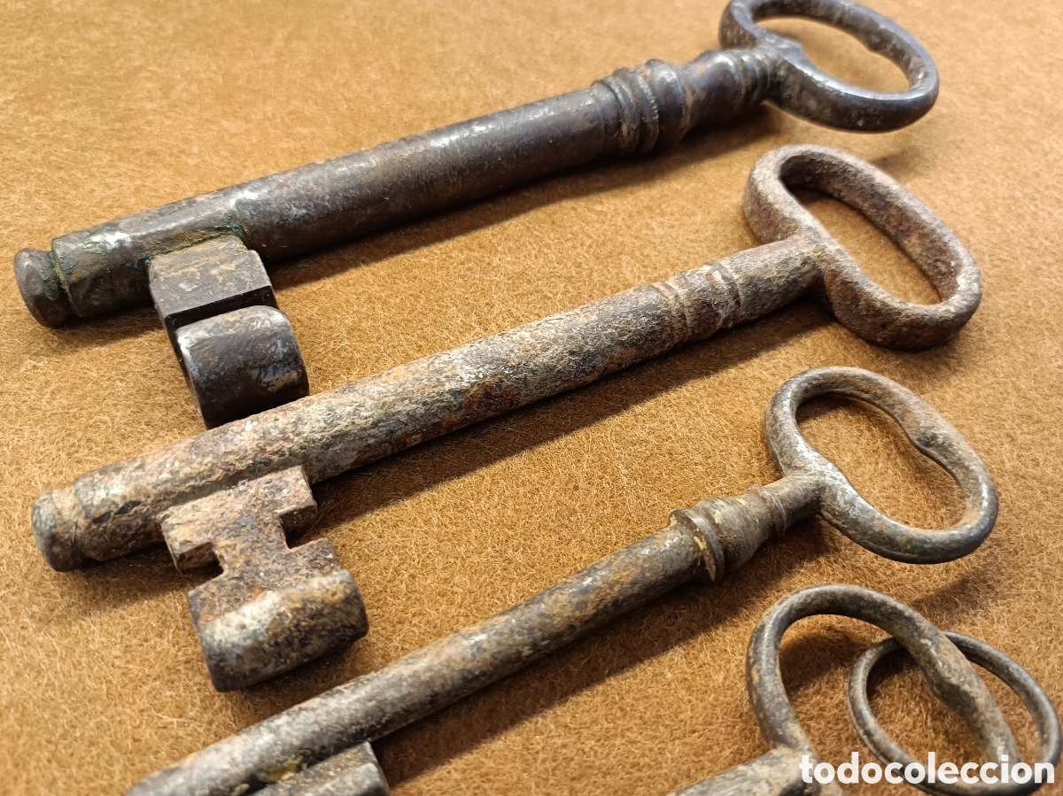 Antig&uuml;edades: COLECCION DE LLAVES ANTIGUAS DE FORJA - Foto 8