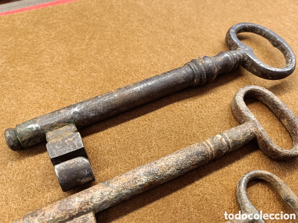 Antig&uuml;edades: COLECCION DE LLAVES ANTIGUAS DE FORJA - Foto 9