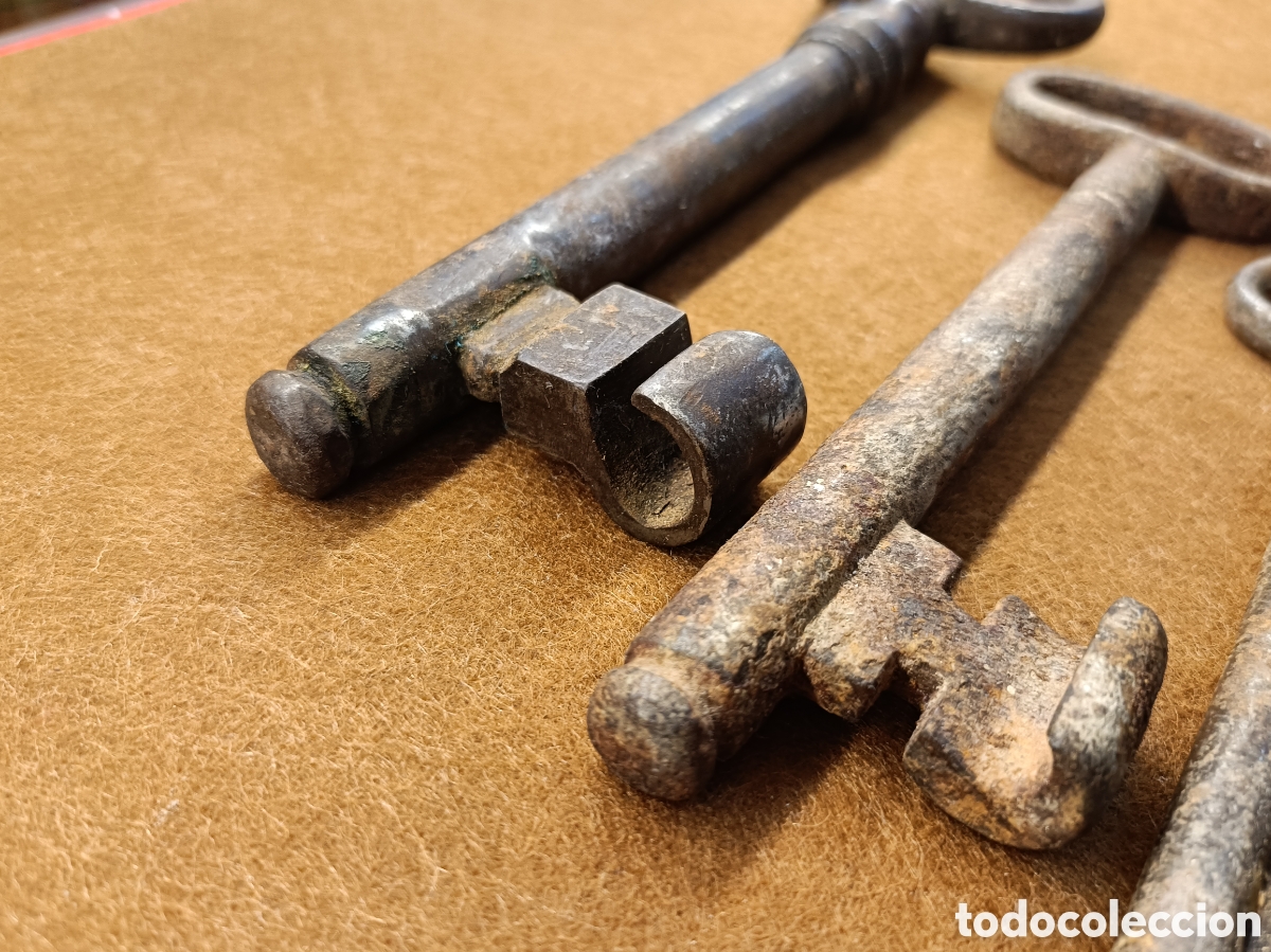 Antig&uuml;edades: COLECCION DE LLAVES ANTIGUAS DE FORJA - Foto 10