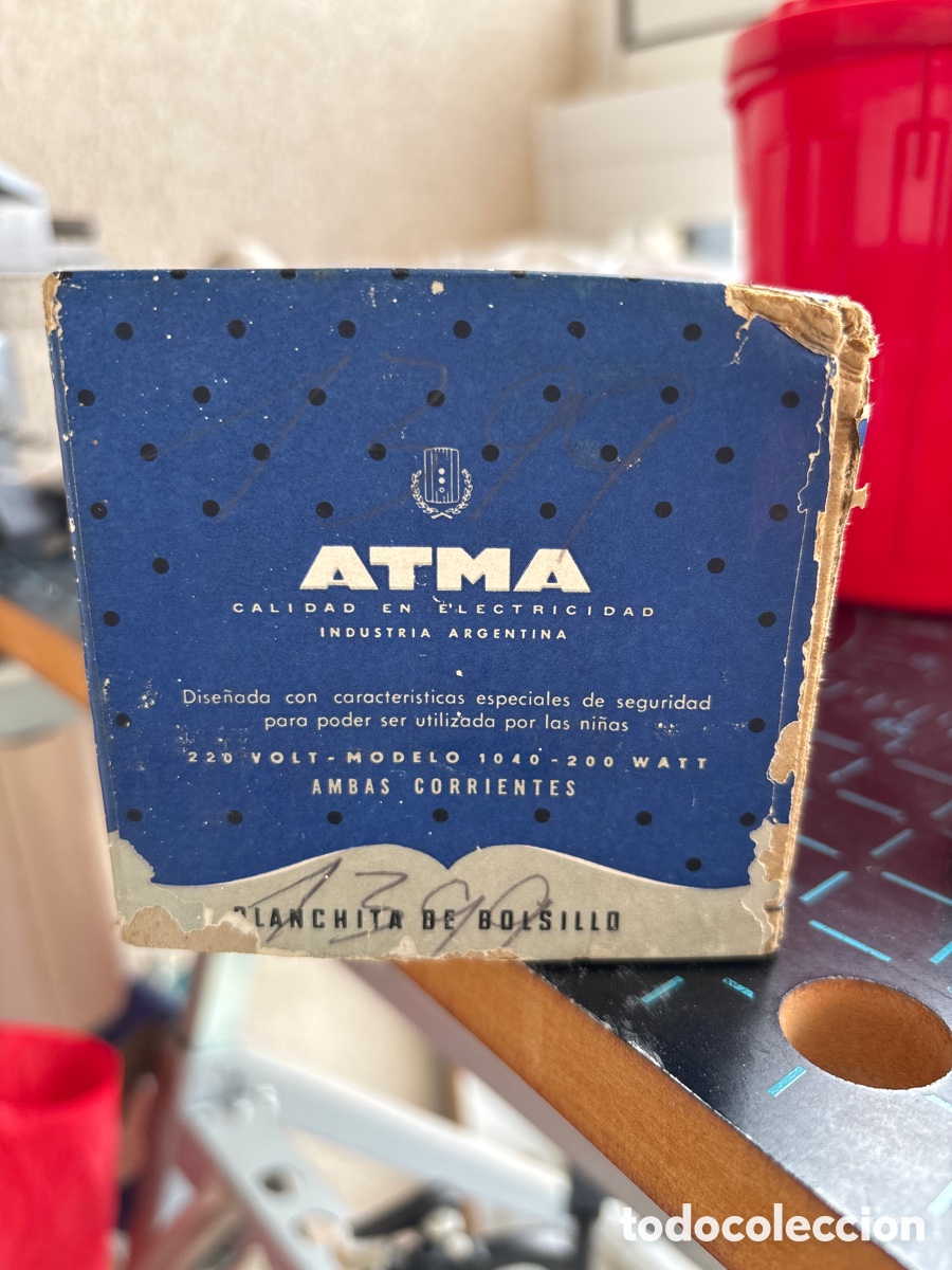 Antig&uuml;edades: Plancha de viaje o bolsillo - Foto 8