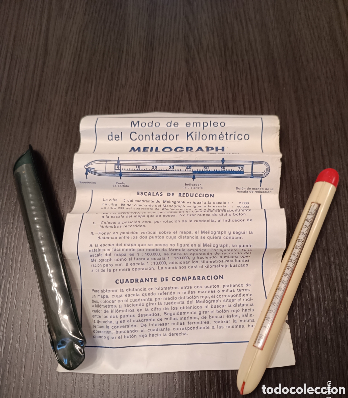 Antig&uuml;edades: Antiguo Medidor MEILOGRAPH Nacarado - Foto 1