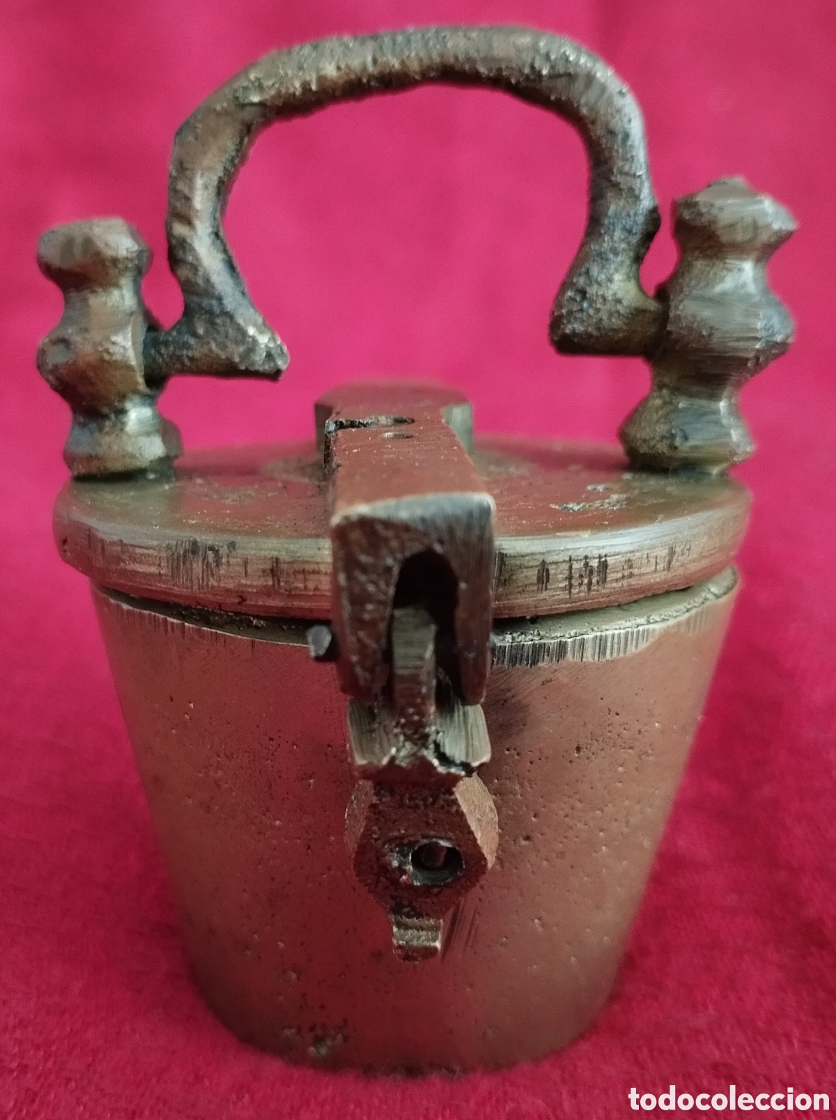 Antig&uuml;edades: Ponderal vasos Animados Bronce. - Foto 2