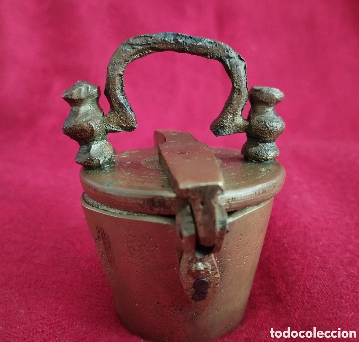 Antig&uuml;edades: Ponderal vasos Animados Bronce. - Foto 4