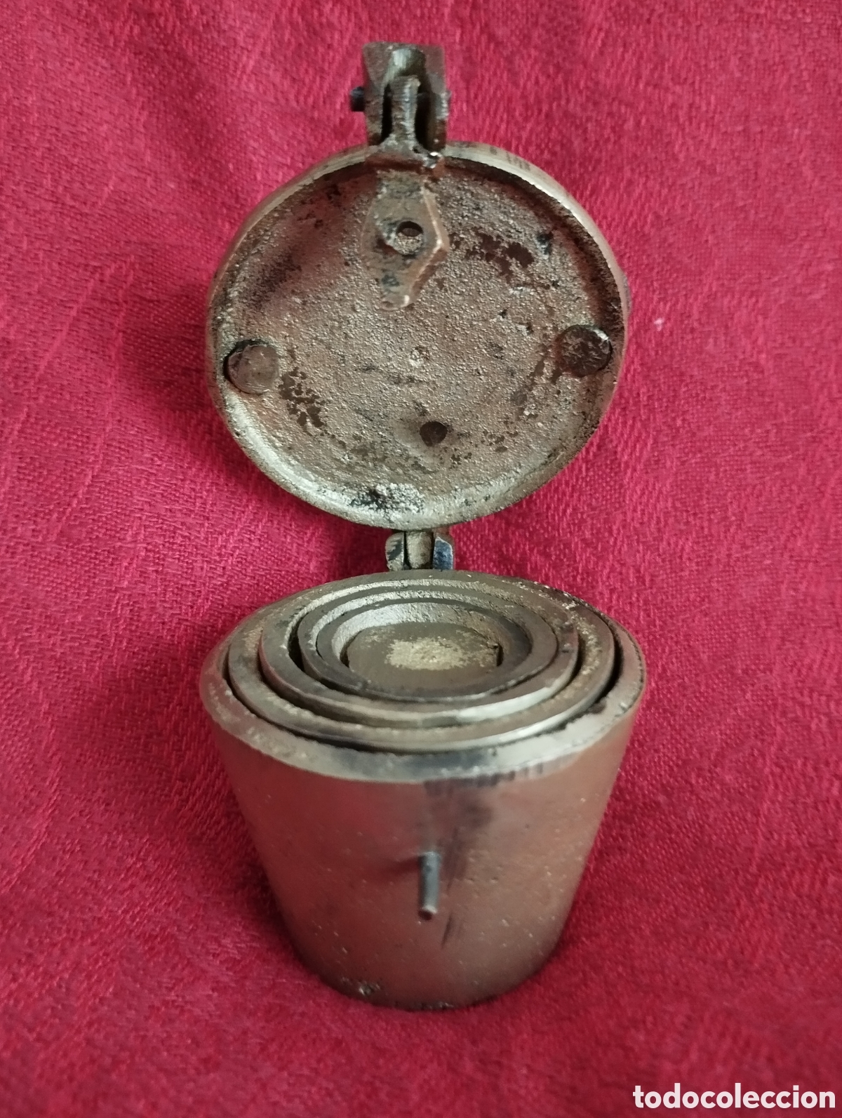 Antig&uuml;edades: Ponderal vasos Animados Bronce. - Foto 6