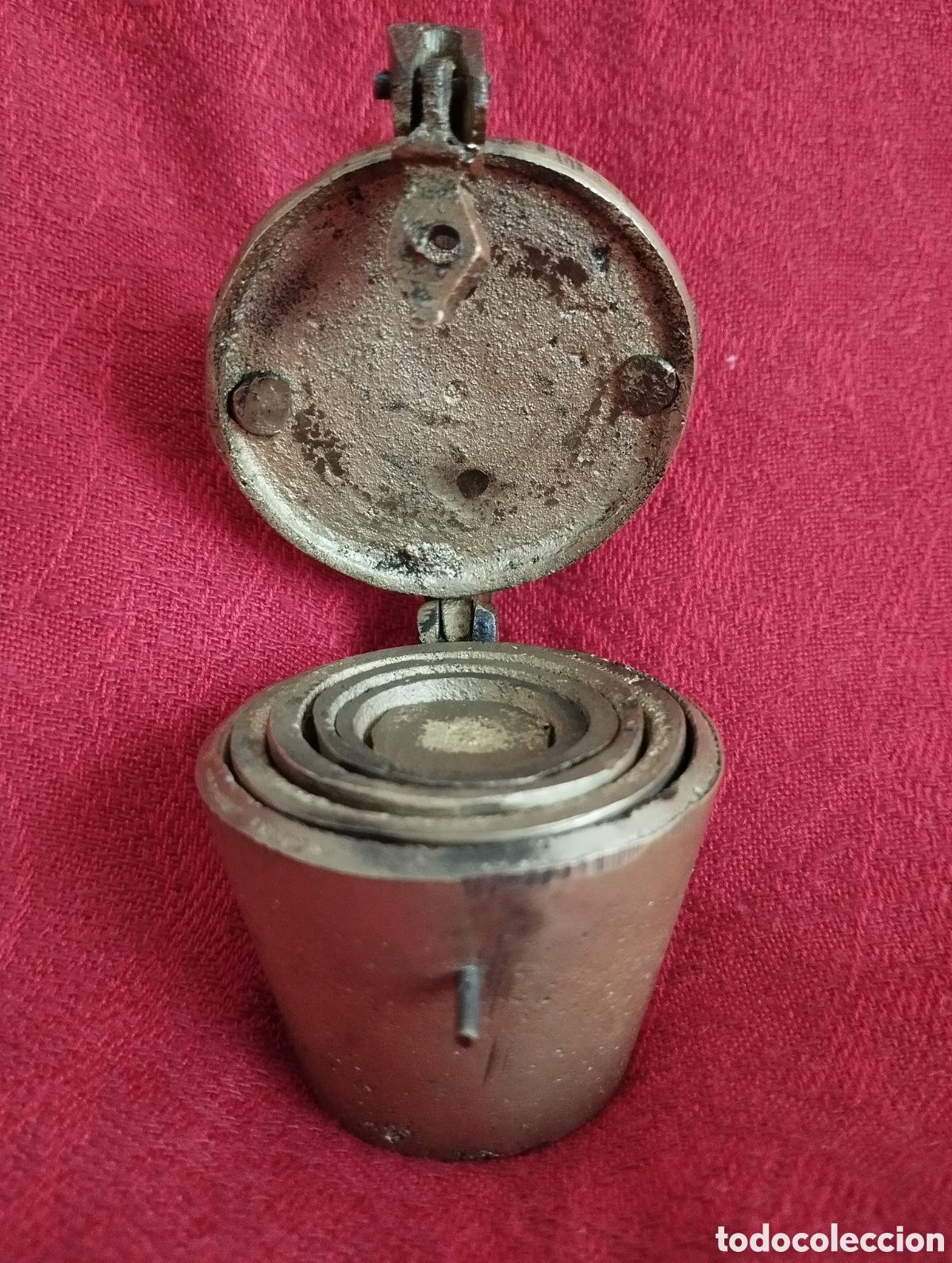 Antig&uuml;edades: Ponderal vasos Animados Bronce. - Foto 7