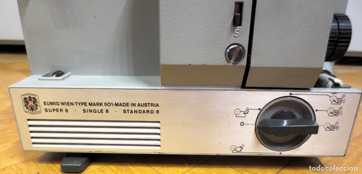 Antig&uuml;edades: PROYECTOR EUMIG MARK 501 PARA REPARAR O PIEZAS - Foto 3