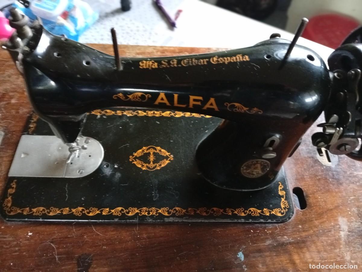 Antig&uuml;edades: Maquina de coser alfa modelo a - Foto 1
