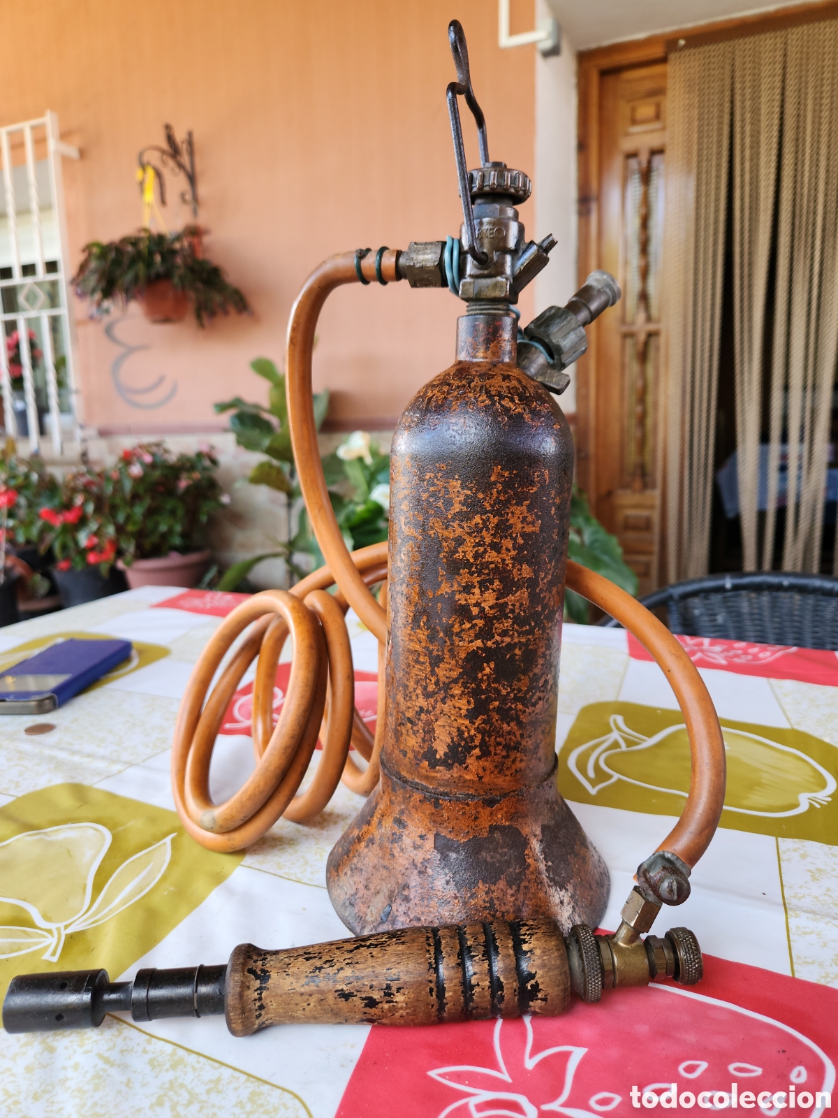 Antig&uuml;edades: Antiguo soplete de gas - Foto 1
