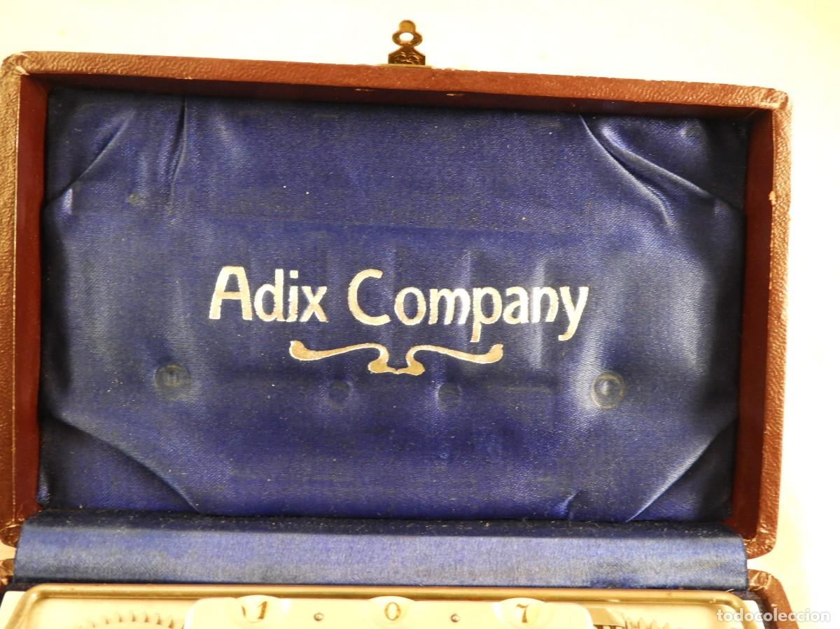 Antig&uuml;edades: Calculadora sumadora de la marca Adix Company funciona bien - Foto 3