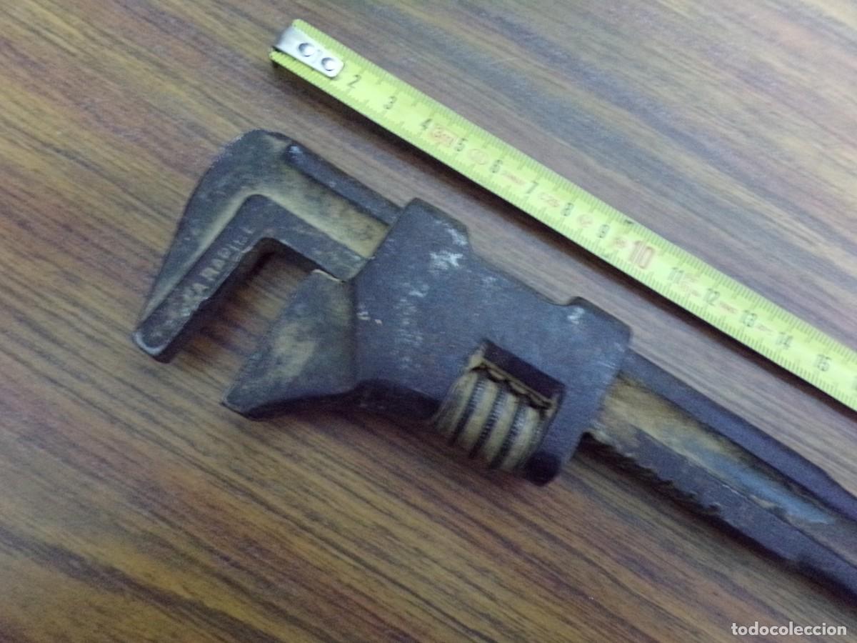 Antig&uuml;edades: ESTAMOS LIQUIDANDO. Antigua llave inglesa rapibe - Foto 3