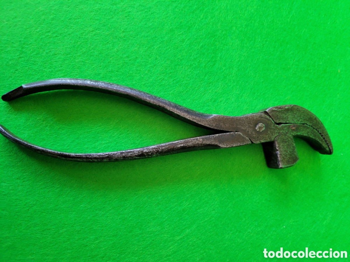 Antig&uuml;edades: ANTIGUO ALICATE DE ZAPATERO - Foto 5