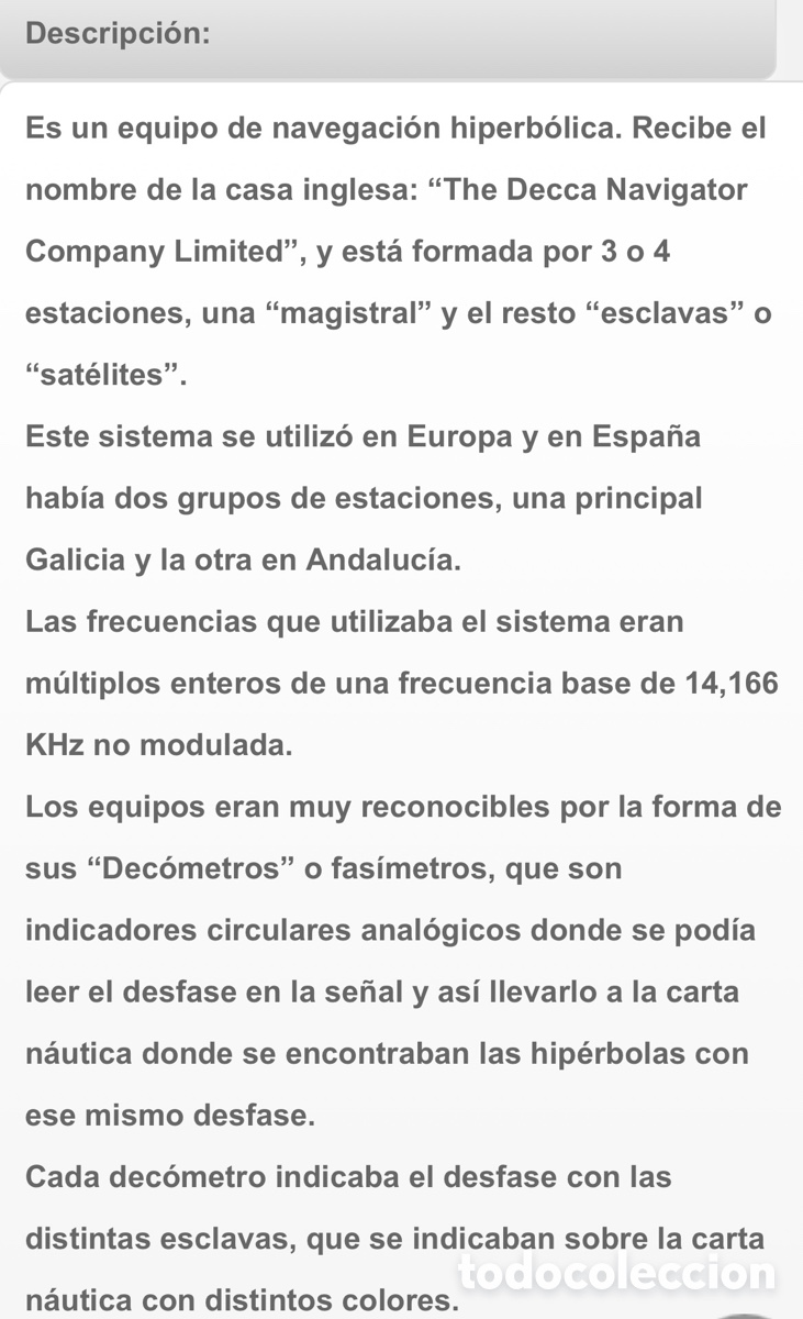 Antig&uuml;edades: EQUIPO DE NAVEGACI&Oacute;N DECCA MK21 - Foto 5