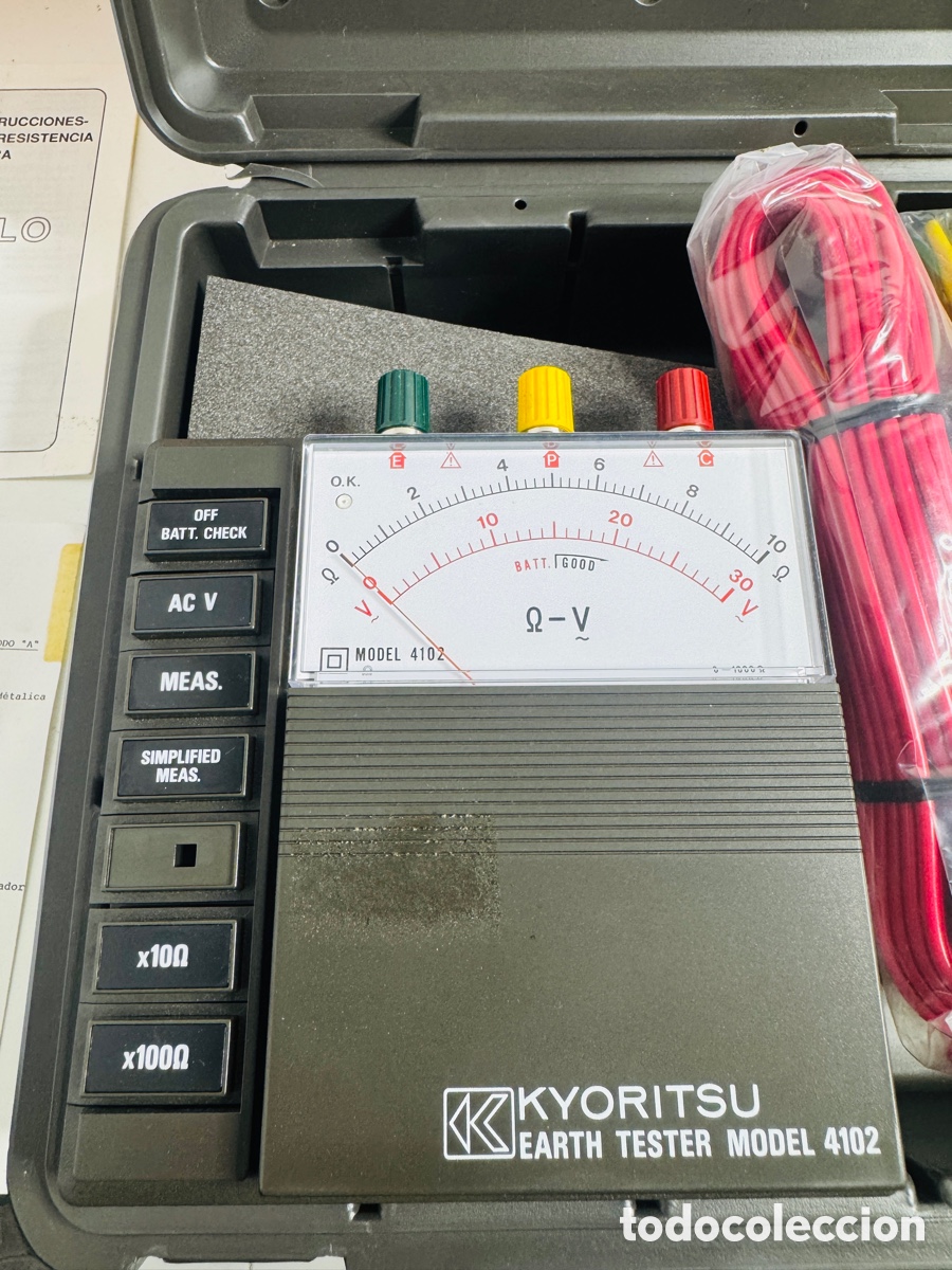 Antig&uuml;edades: Kyoritsu 4102 Earth Tester - Foto 4