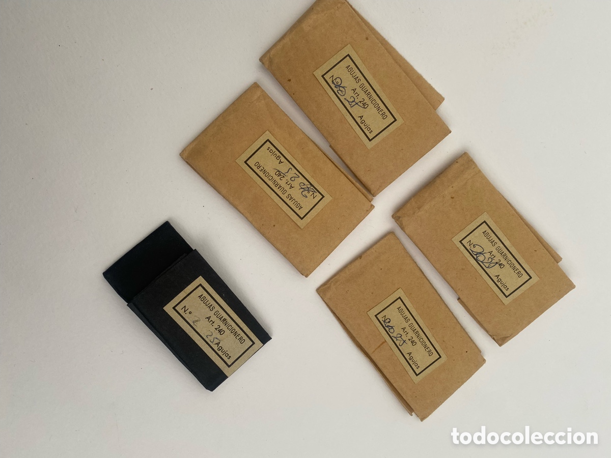 Antig&uuml;edades: Agujas guardicionero - Foto 1