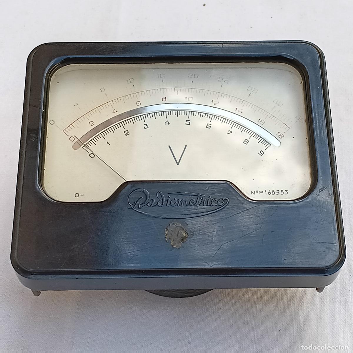 Antig&uuml;edades: VOLTIMETRO ANTIGUO DE LA MARCA RADIOMETRICO. - Foto 5