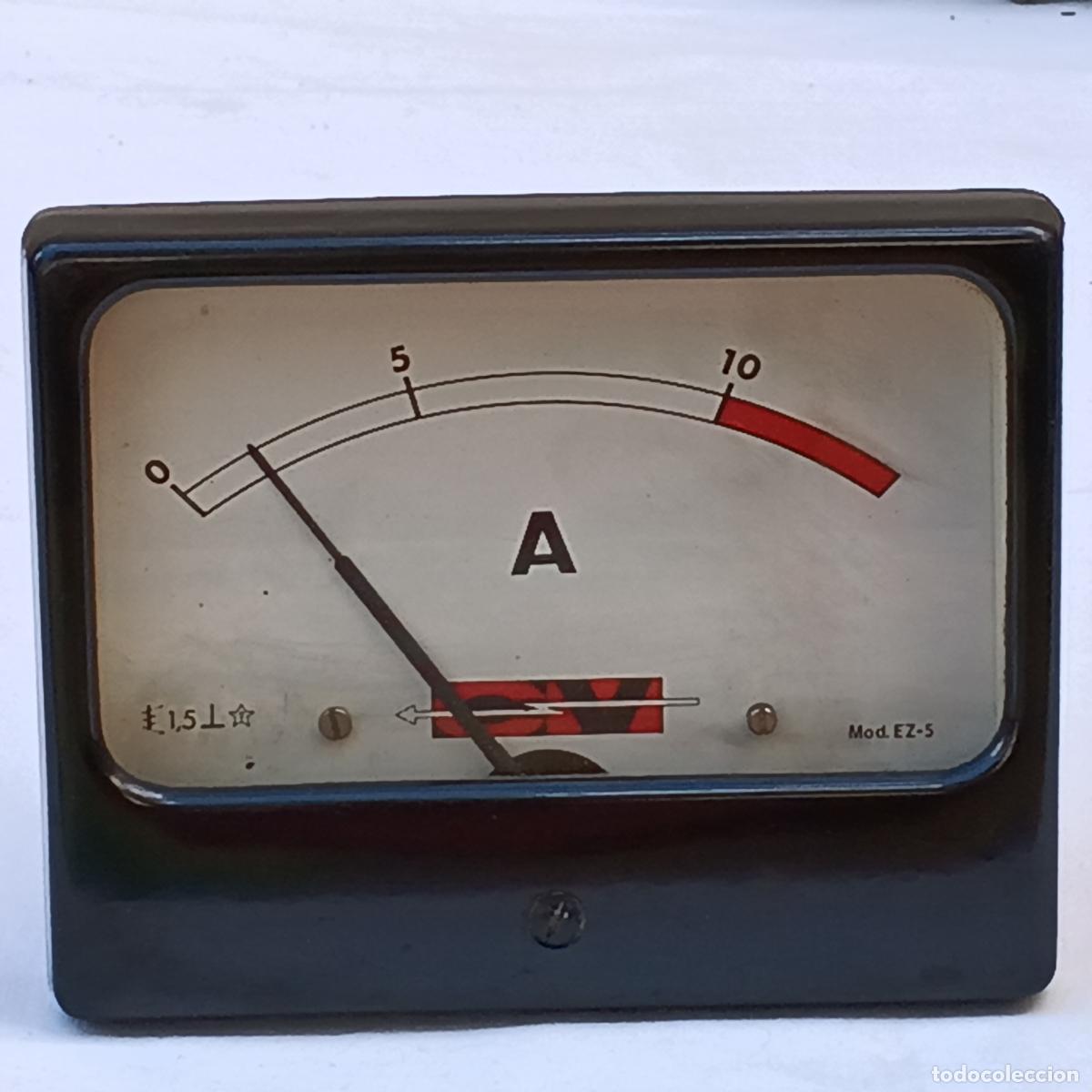 Antig&uuml;edades: AMPERIMETRO ANTIGUO MARCA ITASA - Foto 6