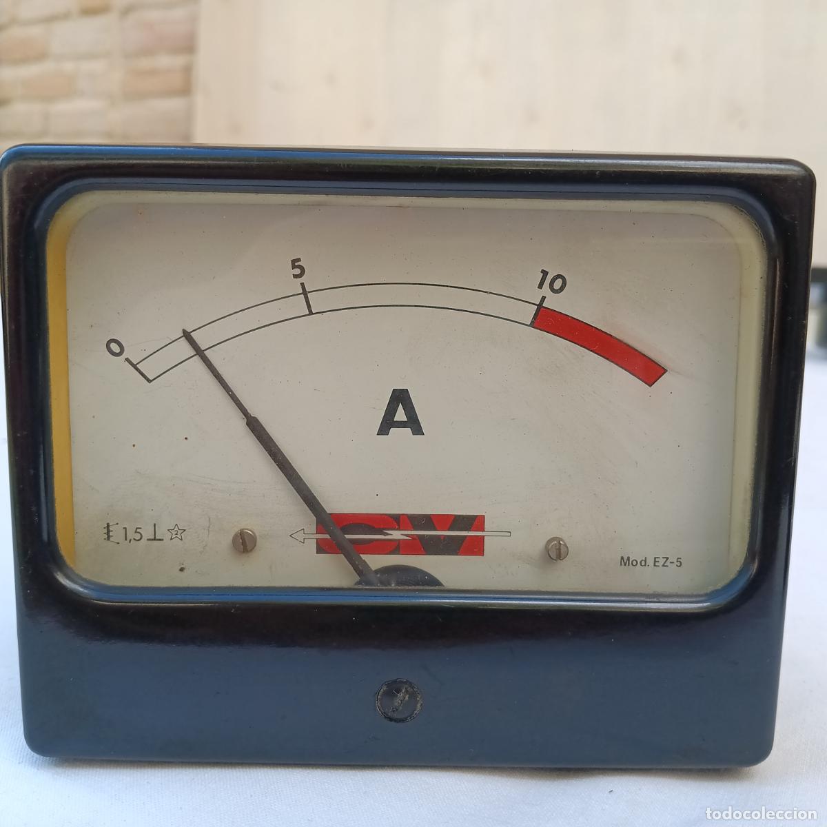 Antig&uuml;edades: AMPERIMETRO ANTIGUO MARCA ITASA - Foto 7