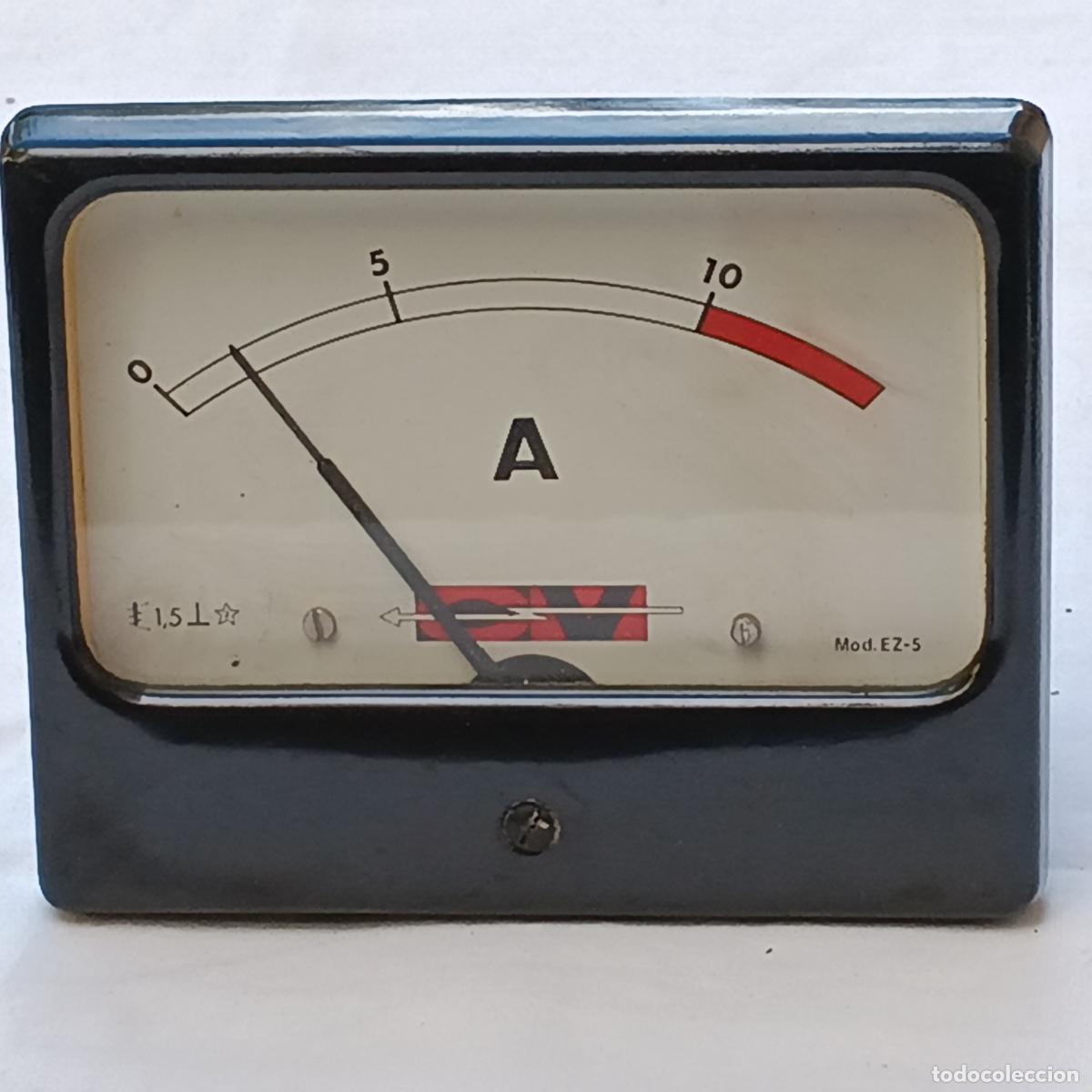 Antig&uuml;edades: AMPERIMETRO ANTIGUO MARCA ITASA - Foto 1