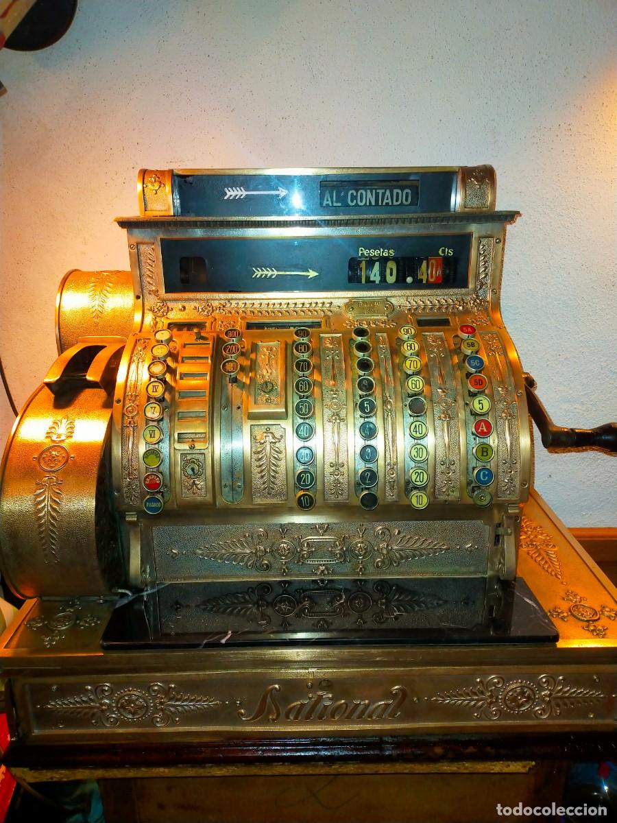 Antig&uuml;edades: Caja registradora Nacional - Foto 4