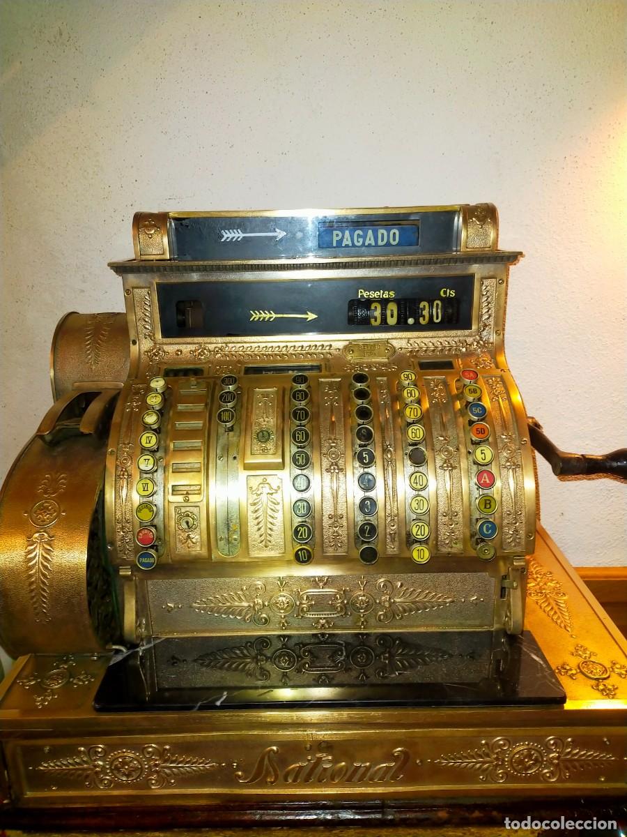 Antig&uuml;edades: Caja registradora Nacional - Foto 5