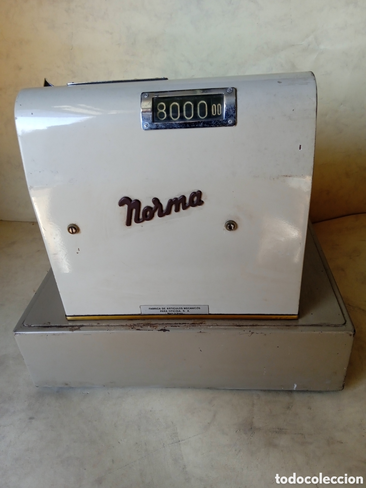 Antig&uuml;edades: NORMA ANTIGUA CAJA REGISTRADORA - Foto 4